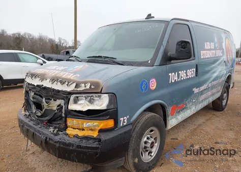 2025 GMC Savana Cargo Rwd 2500 Regular Wheelbase Work Van z USA, uszkodzony, nr VIN 1GTW7AF77S1140592